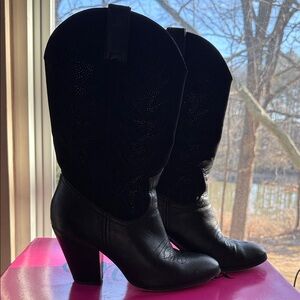 Miranda Lambert Black Heeled Boots Sz. 10